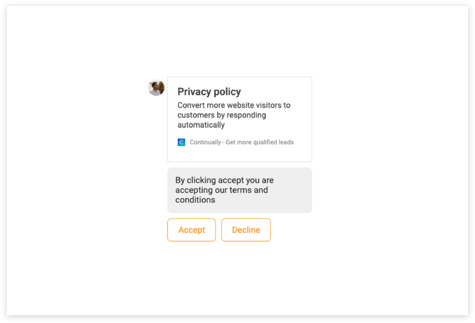 Adding GDPR object to your bot