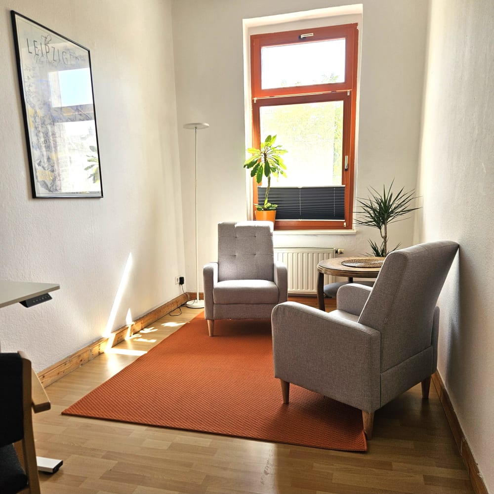 Beratungsraum zum Fenster