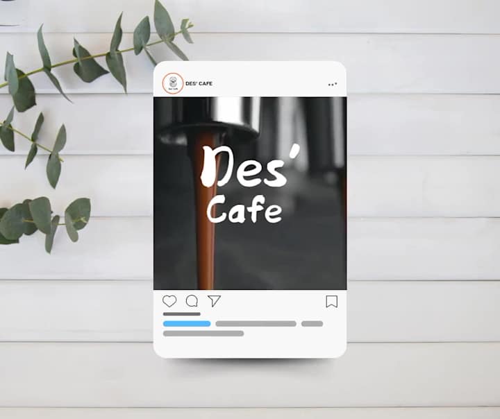 Cover image for Social Media Manager & Graphic Designer for DES' Café 