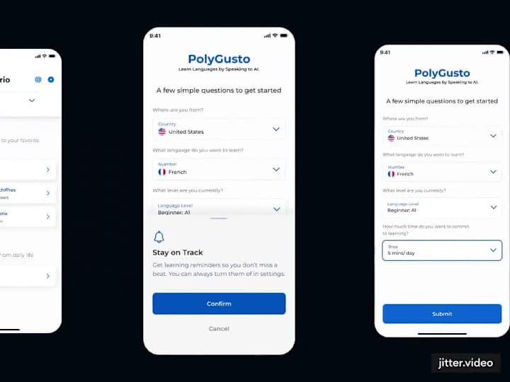 Cover image for PolyGusto Ai Language Learning App