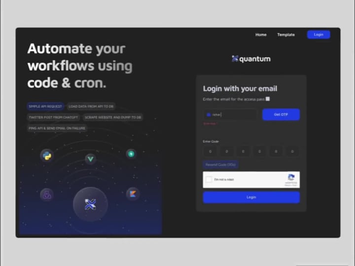 Cover image for Website Design for SaaS Product - Xquantum