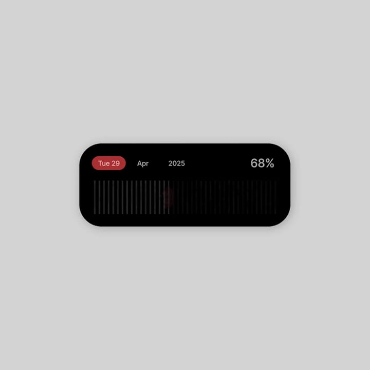Cover image for Dynamic Calendar, Time & Timeline Widget in Motion.