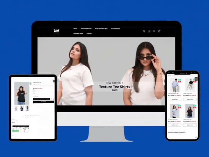 Cover image for Clothing Brand Shopify Store design