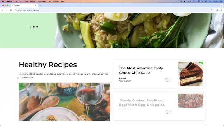 Cover image for Foodian - A Deliciously Designed Shopify Food Blog 🍽️