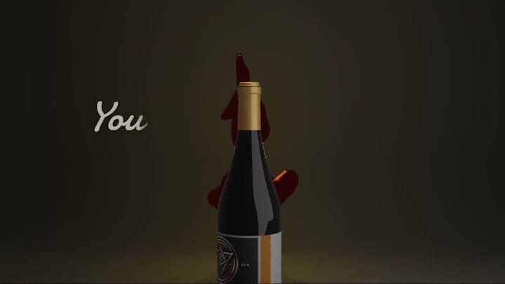 Cover image for Sleek Wine Bottle 3D Design