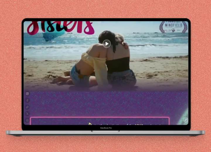 Cover image for Website for Award-Winning Film - Sisters