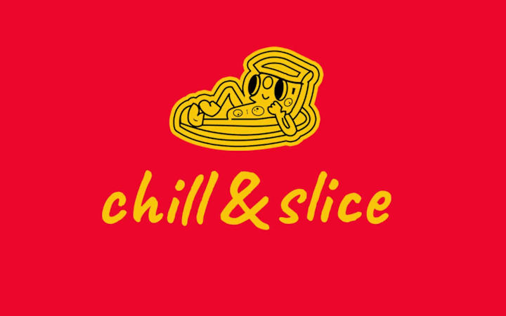 Cover image for 'CHILL & SLICE' identity