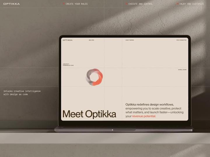Cover image for OPTIKKA | Landing Page for an AI-Powered Design System