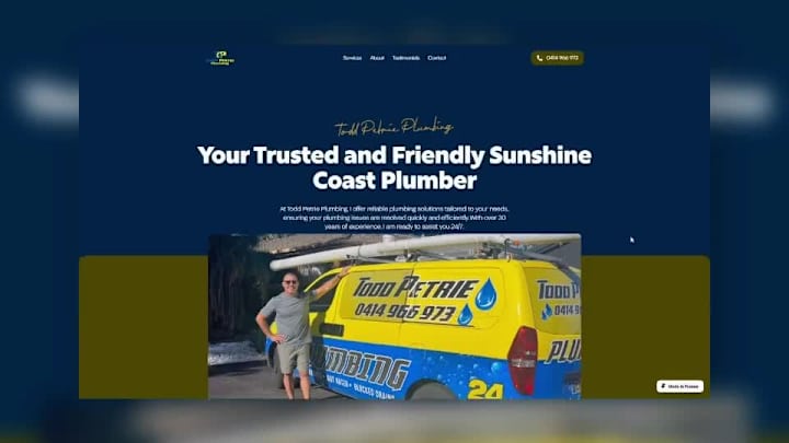 Cover image for Todd Petrie Plumbing