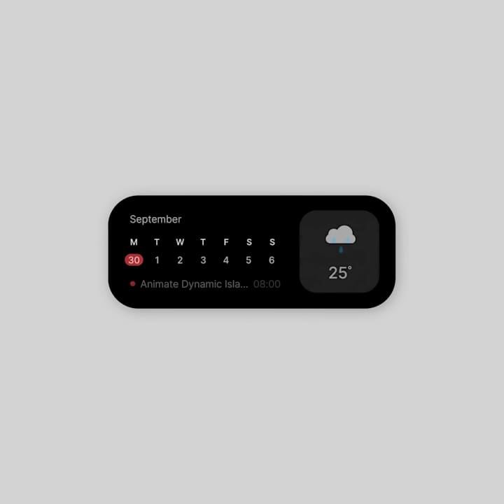 Cover image for Dynamic Island Widget in Motion