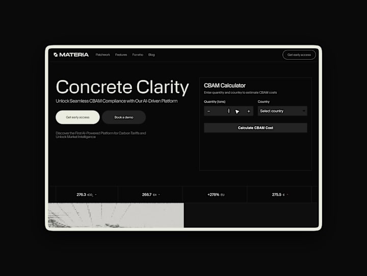 Cover image for MATERIA: Brand & Website for a Startup Built in 48 Hours