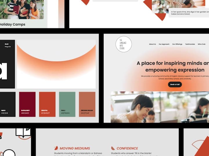Cover image for The Language Arts Studio - Website Design and Built