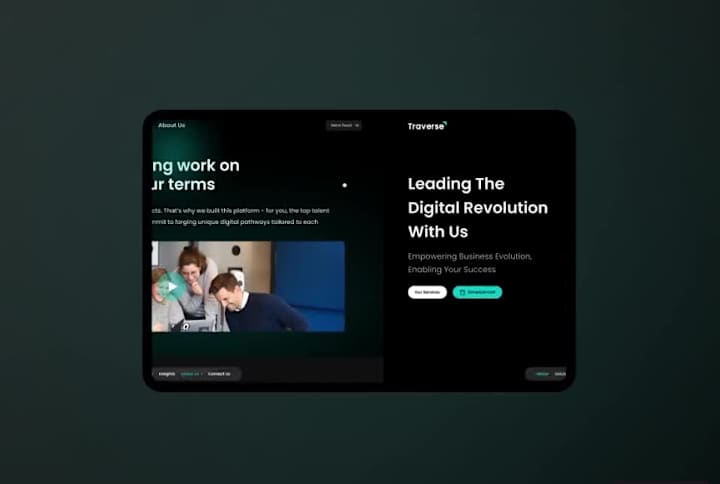 Cover image for Traverse- Engineering & Consulting Agency Website Design
