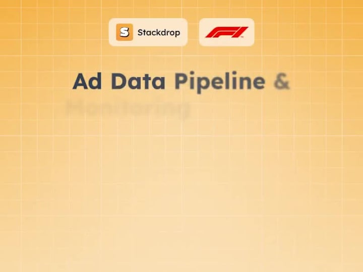 Cover image for Formula 1 - Ad data warehouse
