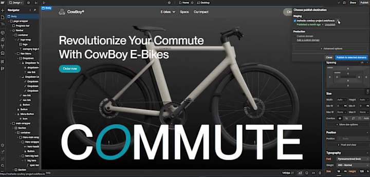 Cover image for Cowboy E-Bikes