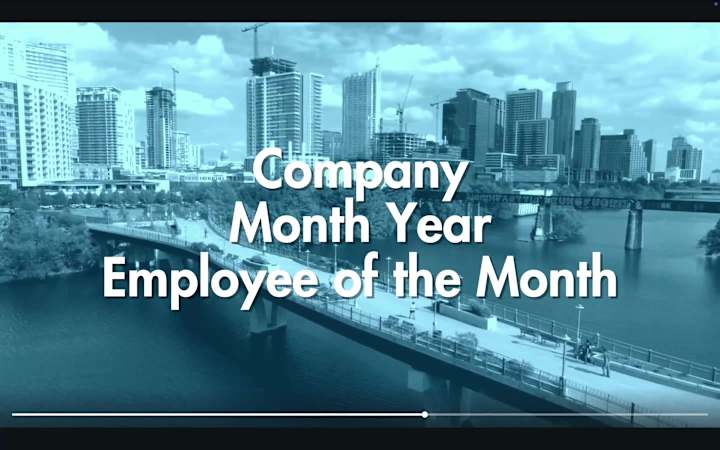 Cover image for Employee of the Month Presentation