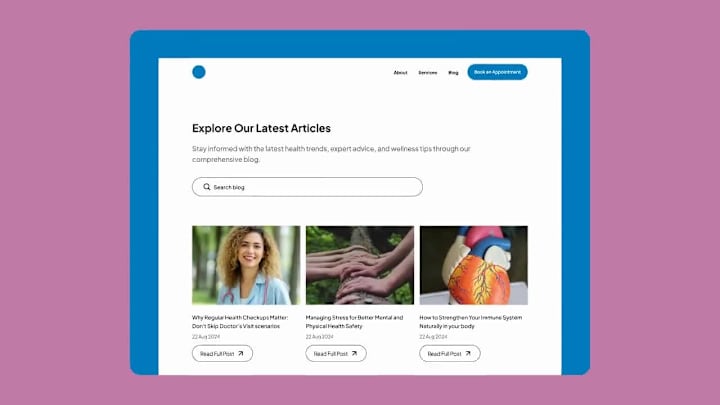 Cover image for MedicaCares – Framer Website Design and Development