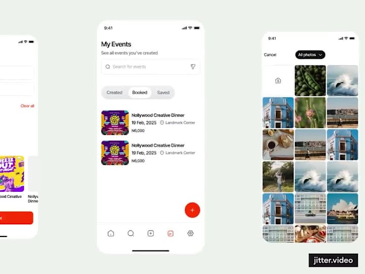 Cover image for Event Tick Mobile App Design