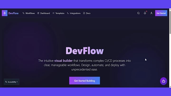 Cover image for DevFlow  Build CI/CD Workflows Without Writing a Single Line
