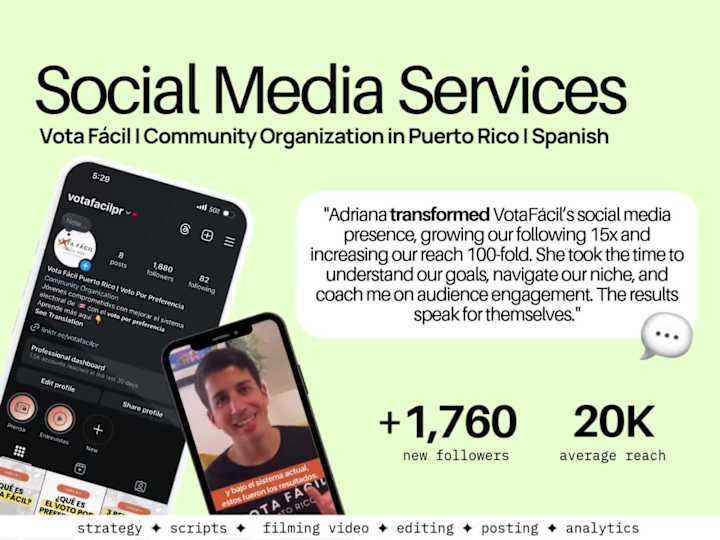 Cover image for Social Media Services | Gov. Organization in Puerto Rico