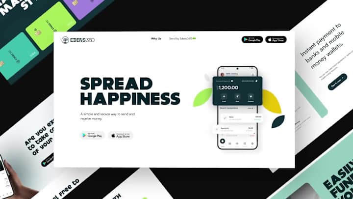 Cover image for Webflow development of Eden360, a fintech startup 