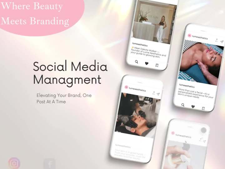 Cover image for Social Media Management for Lume Aesthetics Med Spa
