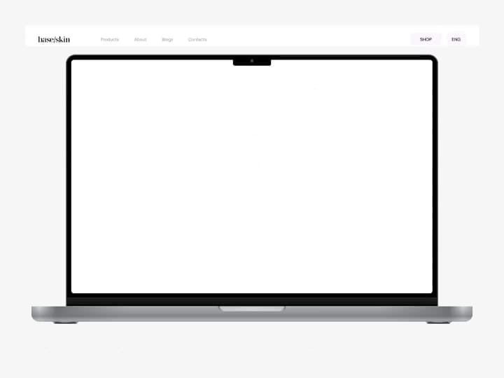 Cover image for Baseskin E-commerce Landing Page