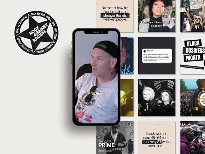 Cover image for Social Media Management & Branding | Rock Against Racism