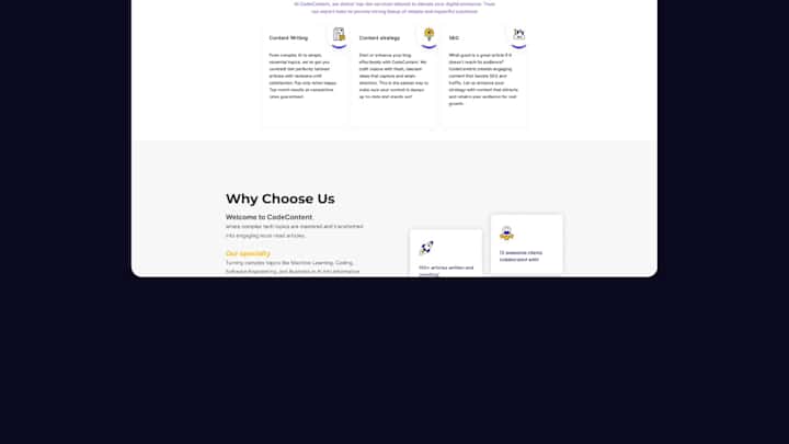 Cover image for 📄 CodeContent Agency – Web Design | Webflow Development | CMS