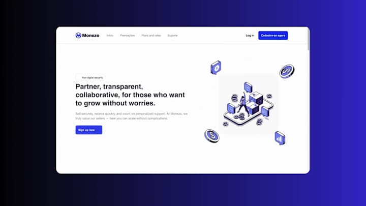 Cover image for Monezo landing page