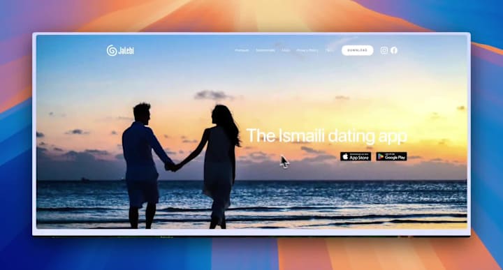 Cover image for Website Design and Webflow Development for Dating App