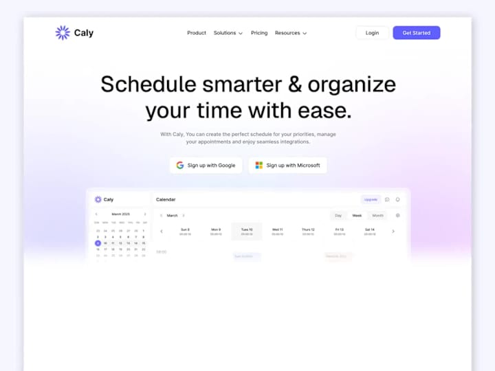 Cover image for Caly - A better way to schedule