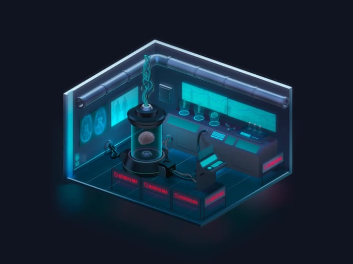 Cover image for Spline 3D Artwork - Brain Lab🧠
