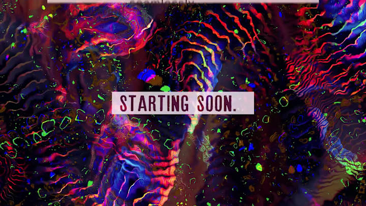 Cover image for loading screen/stream start screen background animation