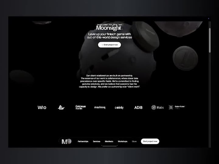 Cover image for Moonsight® — Design Partner for Fintech