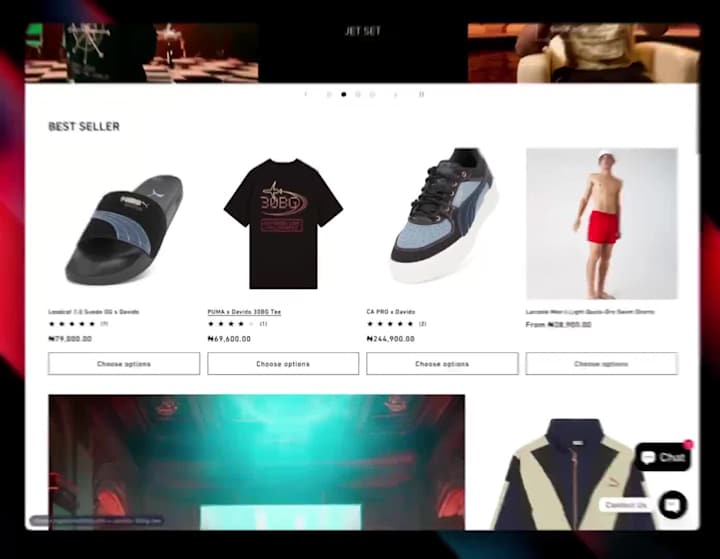 Cover image for TheMix Ecommerce website: Puma X Lacoste