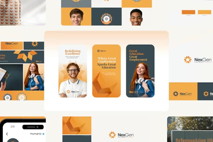Cover image for NexGen Talent Brand Identity