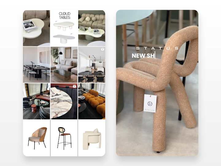 Cover image for Status Furniture • Branding & Social Media