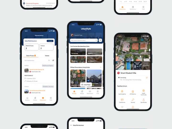 Cover image for UrbanStyle App – Modern Kos & Property Management