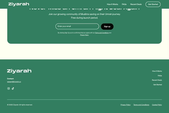 Cover image for Ziyarah | Flight Deals Platform