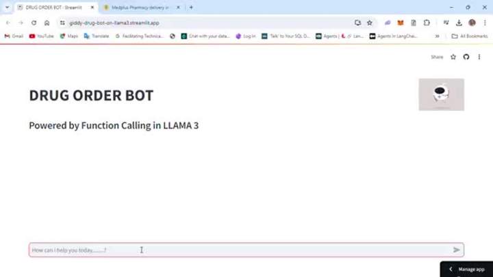 Cover image for AI-Powered Pharmacy Chatbot | Drug Info, Inventory & Ordering