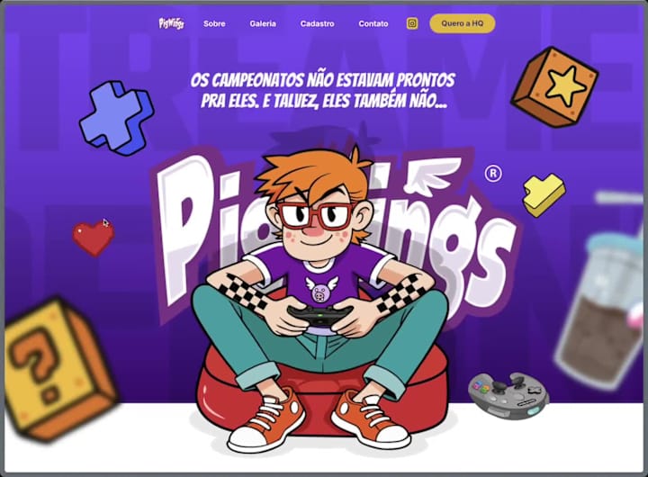Cover image for Pigwings - Landing Page
