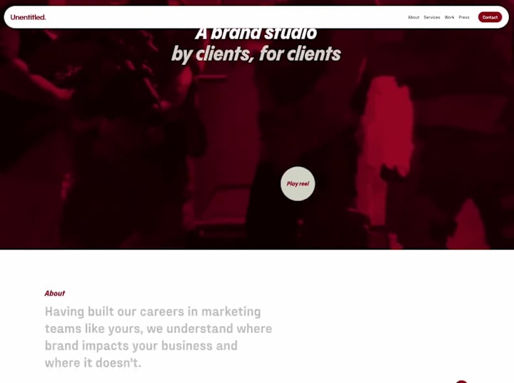 Cover image for Unentitled Studio - Webflow development