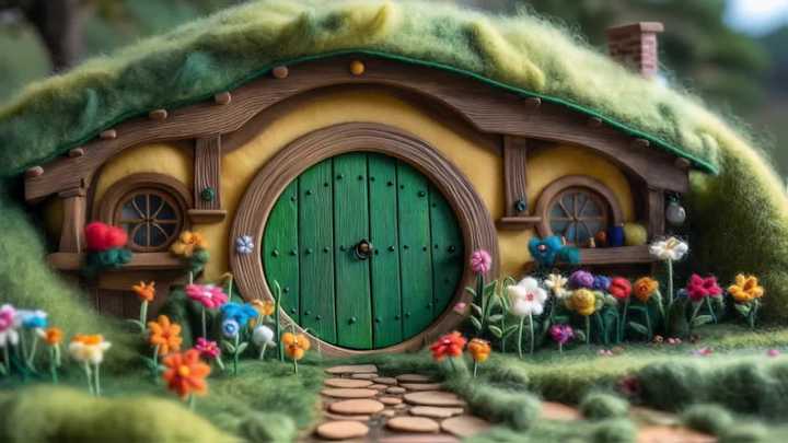 Cover image for The Hobbit: All Stitched Up