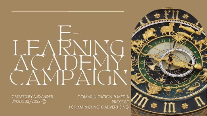 Cover image for E-LEARNING ACADEMY CAMPAIGN