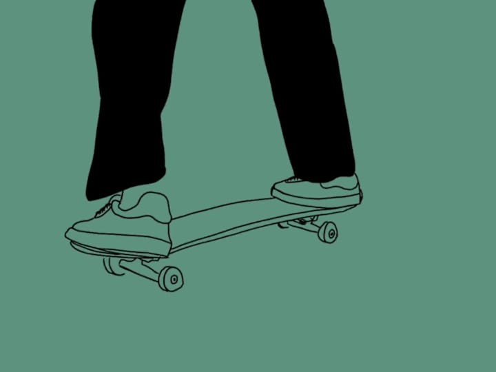 Cover image for 4/3 Day Animated Reel for No-Comply Skateshop