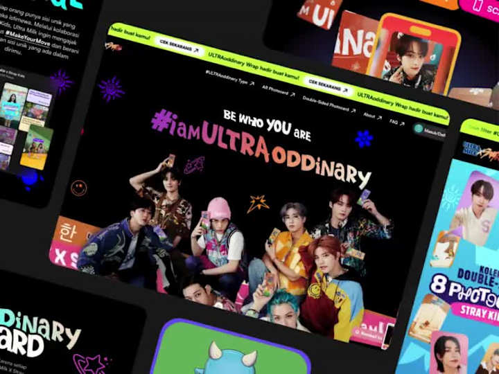 Cover image for Ultra Milk x Stray Kids: ULTRAoddinary Campaign Microsite