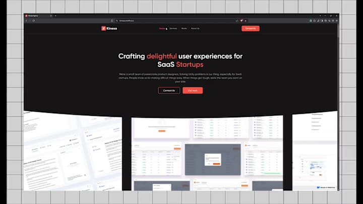 Cover image for Kinexa Agency UI/UX 