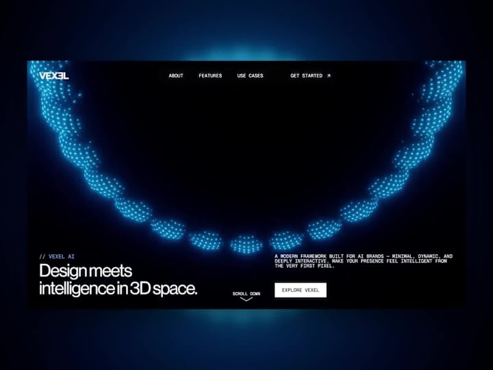 Cover image for VEXEL — 3D AI Website