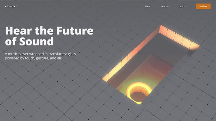 Cover image for Echocore Music Player Design